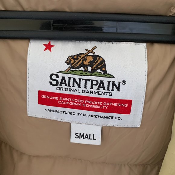 SAINTPAIN Parka Jacket in Beige (Small) - Picture 5 of 7